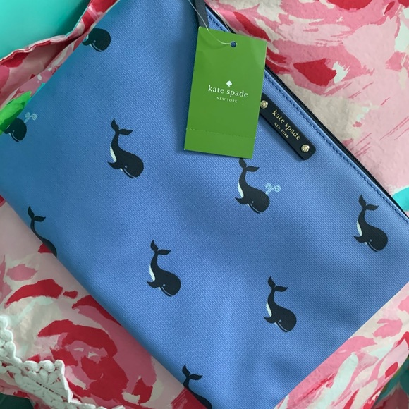 kate spade Handbags - Kate Spade Off We Go Whale Bag Clutch
